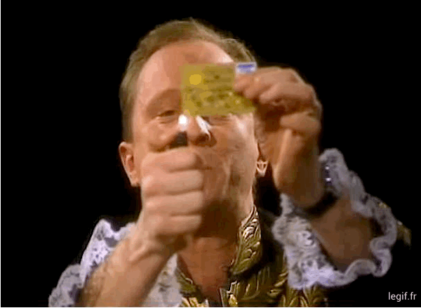 Giphy If you can't control yourself, put your credit cards away.